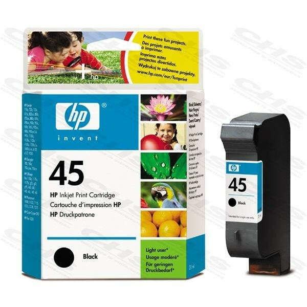 HP 51645AE (45) Black tintapatron