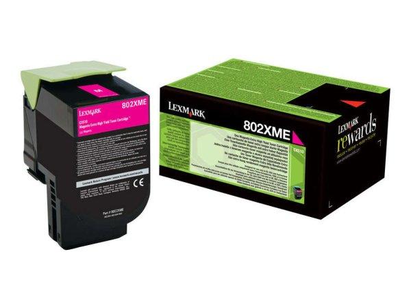 Lexmark 802XME Extra High Magenta toner 80C2XME