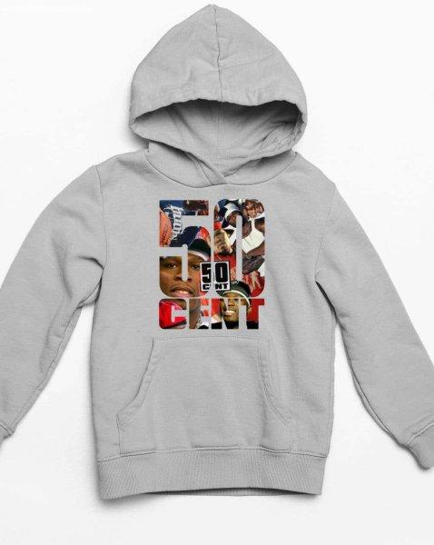 50 cent rapper logó kép gyerek pulóver - egyedi mintás, több színben és
méretben (XS-XL)