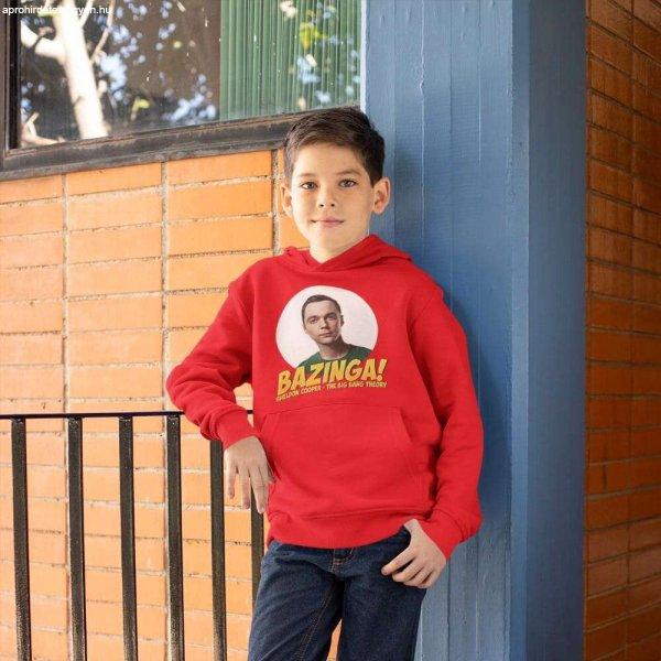 Sheldon Cooper bazinga gyerek pulóver - egyedi mintás, több színben és
méretben (XS-XL)