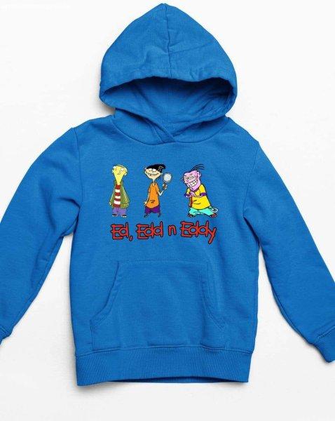 Ed, Edd és Eddy felirattal gyerek pulóver - egyedi mintás, több színben és
méretben (XS-XL)