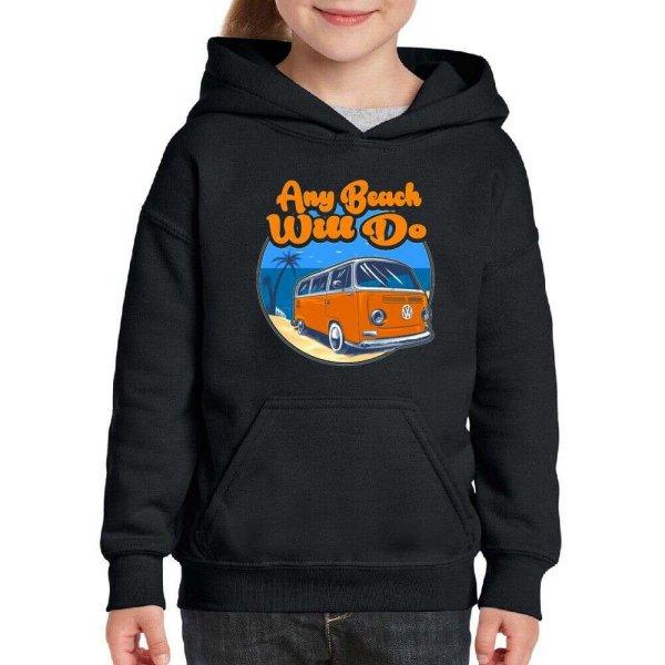 Any Beach Will Do Volkswagen gyerek pulóver - egyedi mintás, több színben
és méretben (XS-XL)