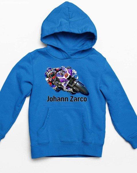 Johann Zarco motorversenyző gyerek pulóver - egyedi mintás, több színben
és méretben (XS-XL)