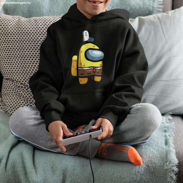Among Us Spongya Bob gyerek pulóver - egyedi mintás, több színben és
méretben (XS-XL)