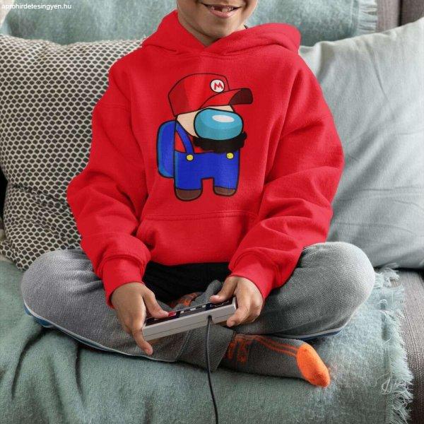 Among Us Super Mario gyerek pulóver - egyedi mintás, több színben és
méretben (XS-XL)