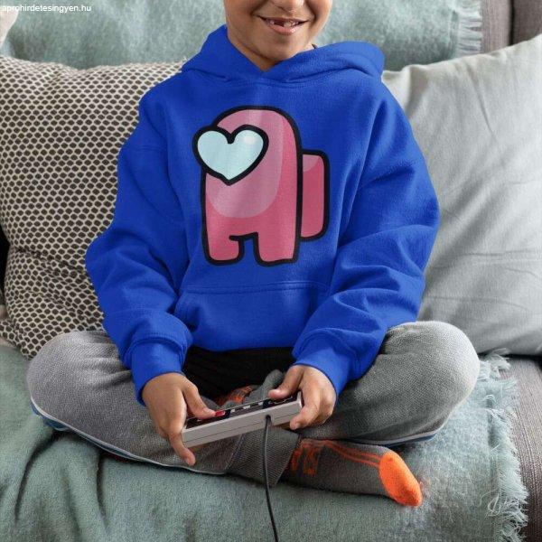 Among Us szív gyerek pulóver - egyedi mintás, több színben és méretben
(XS-XL)