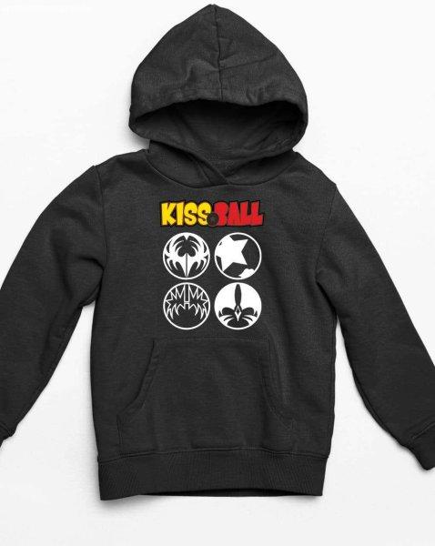 Kiss Ball-fehér gyerek pulóver - egyedi mintás, több színben és méretben
(XS-XL)