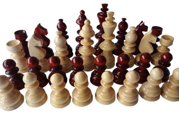 Nagy méretű sakkfigura, kézzel esztergált mogyorófa sakk bábu, király
11.5 cm piros