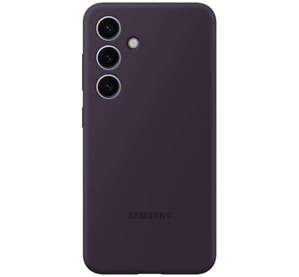 SAMSUNG szilikon telefonvédő SÖTÉTLILA Samsung Galaxy S24 (SM-S921)