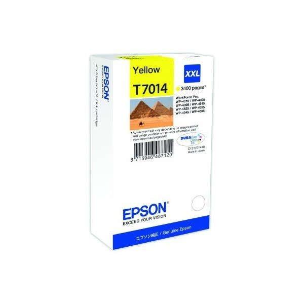 Epson T7014 Tintapatron Yellow 3.400 oldal kapacitás, C13T70144010