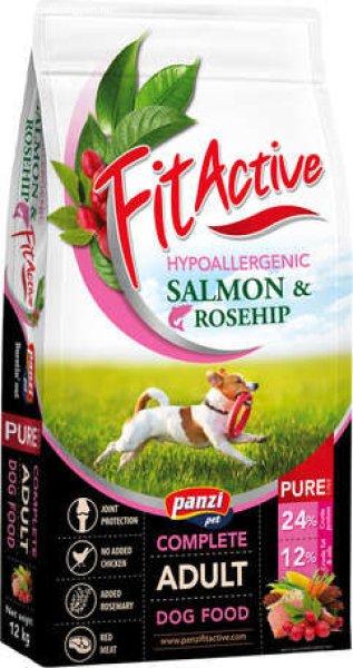 FitActive Pure Hypoallergenic Salmon & Rosehip (2 x [12 + 1.2 kg]) 26.4 kg