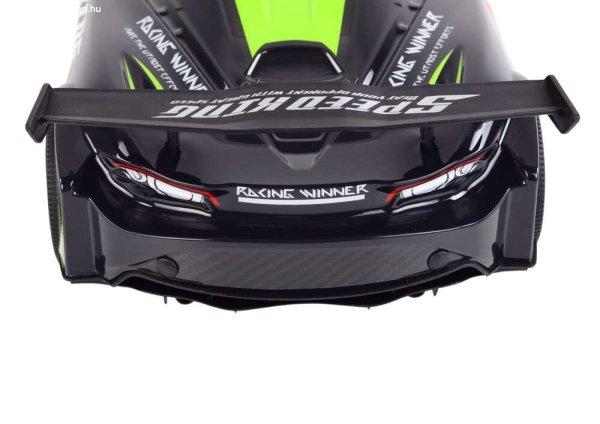 Nagy távirányítós sportautó 1:10 zöld és fekete 17359