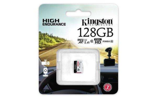 KINGSTON Memóriakártya, microSDXC, 128GB, CL10/U1, A1, 95/45 MB/s, KINGSTON
