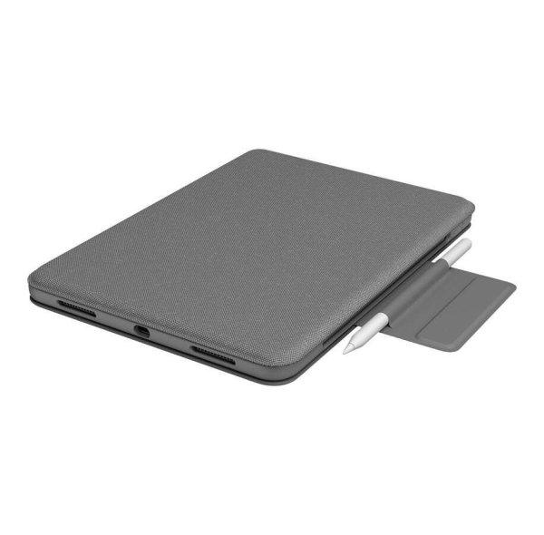 Logitech Folio Touch Backlit keyboard case with trackpad for iPad Air(R) (4th &
5th generation) - Oxford Grey - US