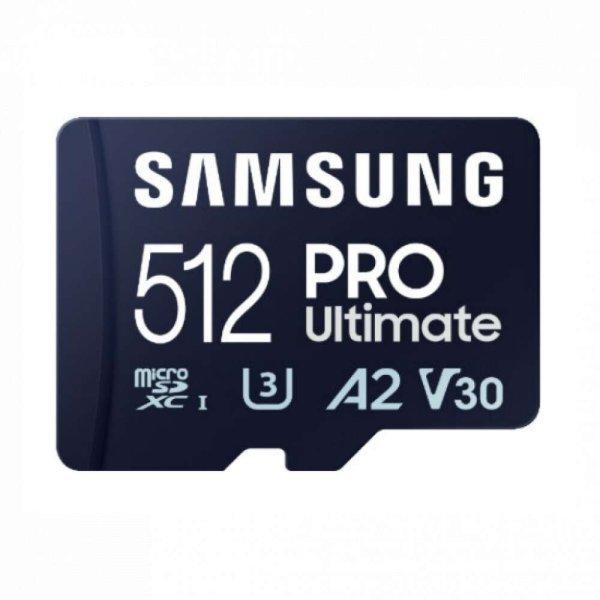 SAMSUNG Memóriakártya, PRO Ultimate 512GB, Class 10, V30, A2, Grade 3 (U3),
R200/W130