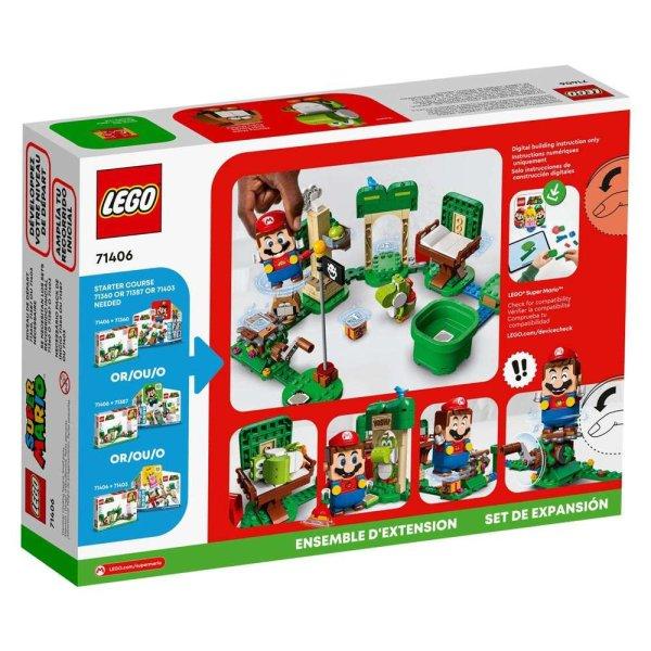 LEGO® Super Mario építőkészlet, kiegészítő szett - Yoshi ajándékháza,
246 elem