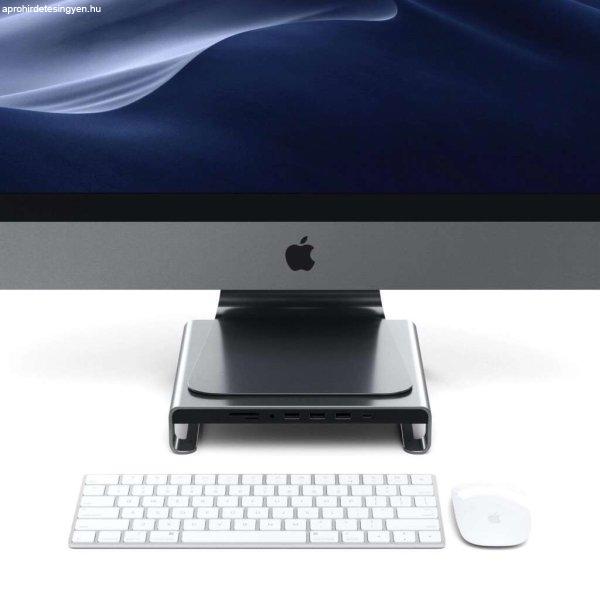 Satechi Aluminum Monitor Stand Hub for iMac - Space Grey