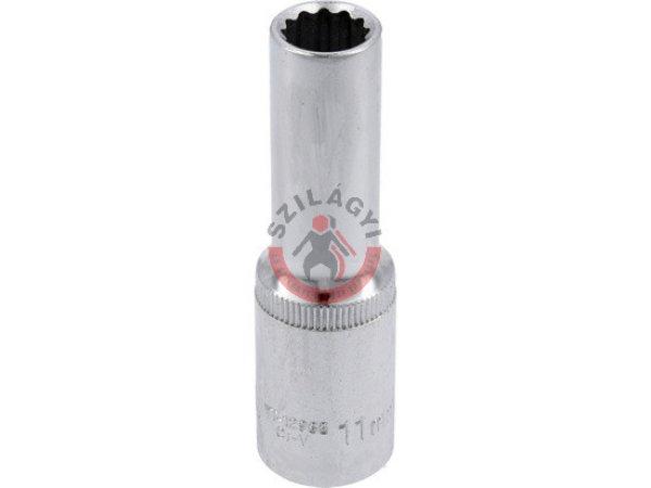 Dugókulcs hosszított 12szögű 11mm 1/2"