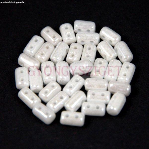 Rulla bead 3x5mm white luster