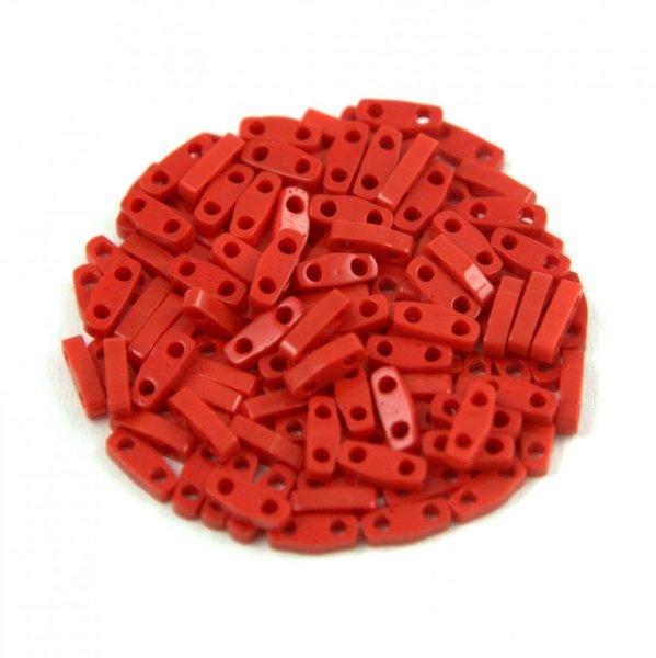 Miyuki Quarter Tila gyöngy - 408 - Opaque Dark Red - 1.2 x 5mm