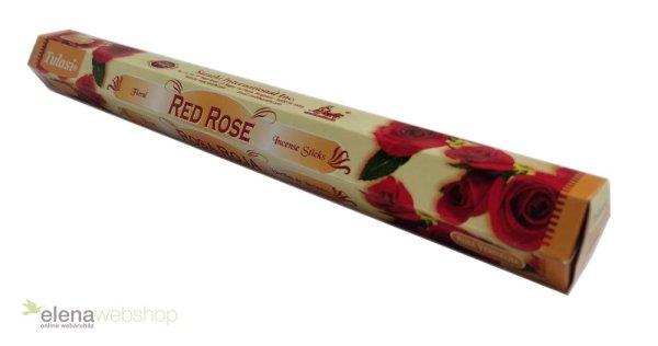 Tulasi vörös rózsa füstölő