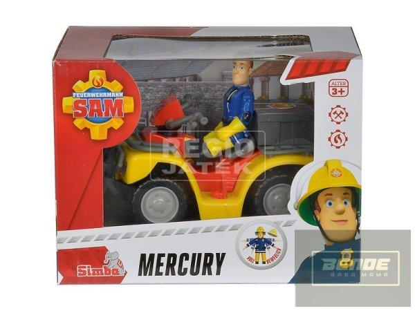  Sam a tűzoltó Mercury quad figurával - 11 cm