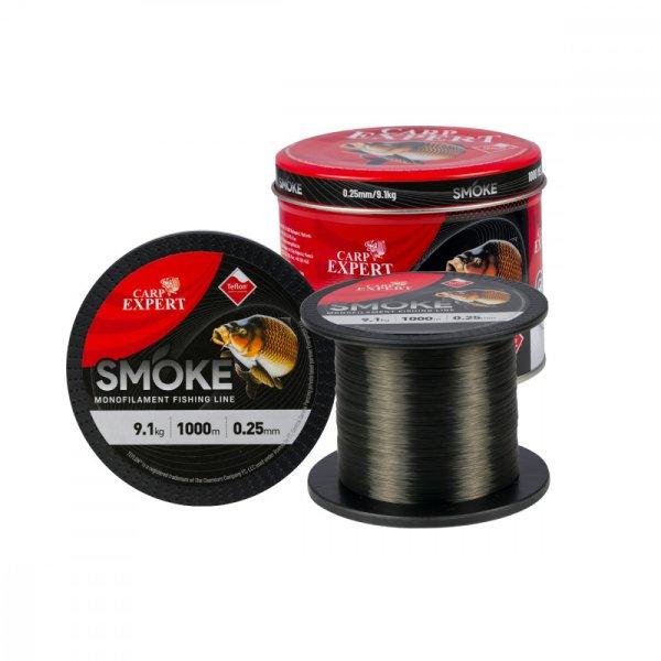 Carp Expert Smoke sötétszürke 1000m 0,20mm 5,5kg zsinór fém dobozos
(30111-820)