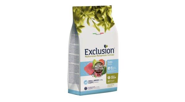 Exclusion Mediterraneo Monoprotein Formula Noble Grain Puppy Tuna Small 2 kg