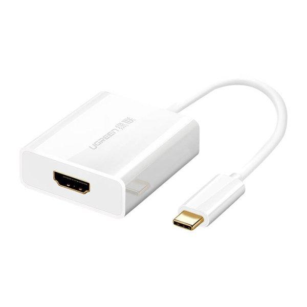 USB-C – HDMI 1.4 adapter UGREEN 40273, 4K (fehér)