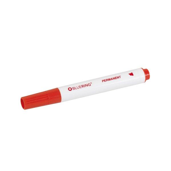Alkoholos marker 1-4mm, vágott végű Bluering® piros 5 db/csomag