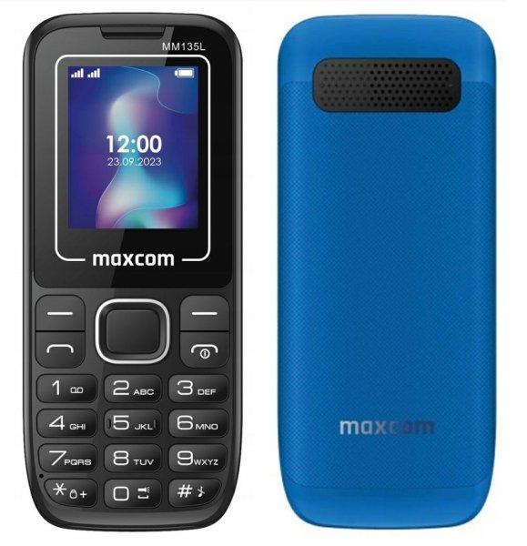 Maxcom MM135 Light mobiltelefon, dual sim-es kártyafüggetlen, fm rádiós
fekete (töltő nélkül)