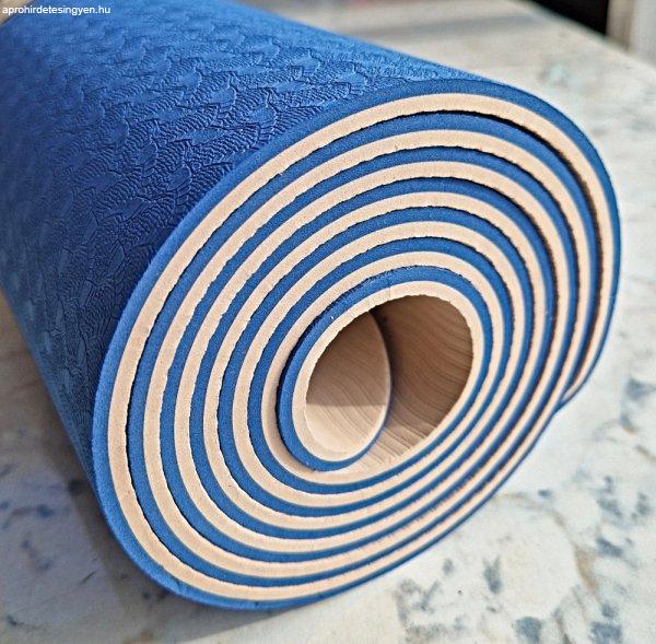 Yoga Mat , jóga matrac, TPE, 6mm, 2 színű, C20