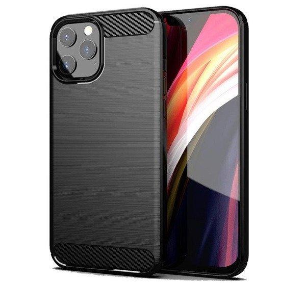 Forcell Carbon Pro hátlap tok, Apple iPhone 11 Pro , fekete