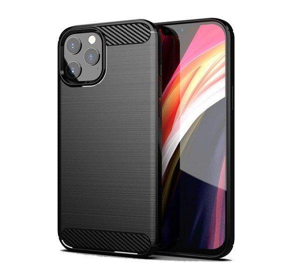 Forcell Carbon Pro hátlap tok, Apple iPhone 13 Pro , fekete