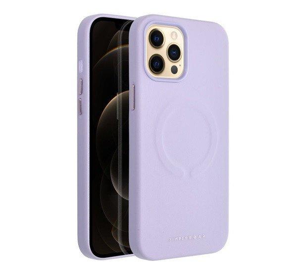 Roar Leather Magsafe iPhone 12 Pro Max eco bőr tok, lila