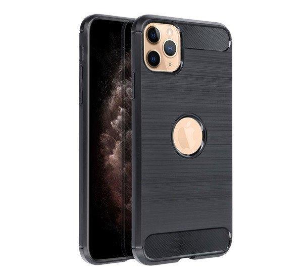 Forcell Carbon hátlap tok Apple iPhone 11 Pro Max, fekete
