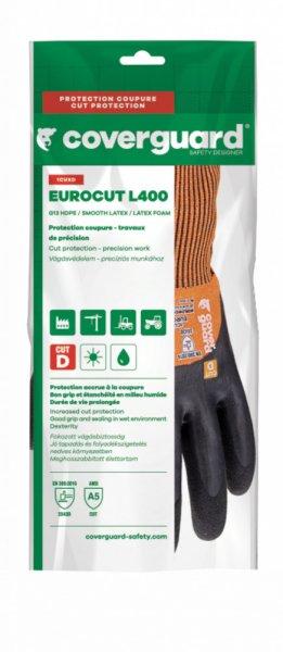 Eurocut l400 ökölcsontig mártott latex vágásb. Keszty (Narancs 9)