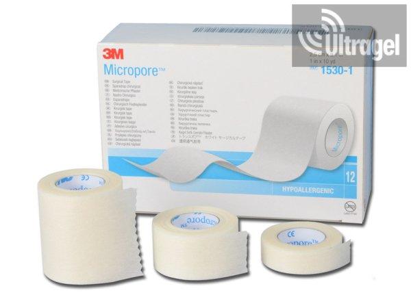 3M™ Micropore™ papír alapú ragtapasz 2,5 x 9,1 m - 1530-1