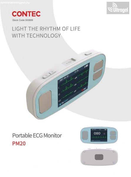 Home monitor - Contec PM20 EKG otthoni használatra