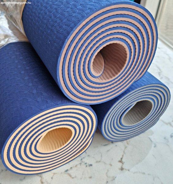 Yoga Mat , jóga matrac, TPE, 6mm, 2 színű, C27