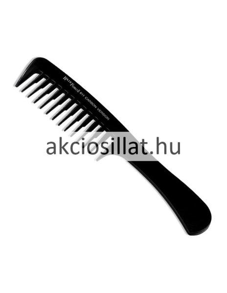 Hair Force 611 Black Version Nyeles fésű