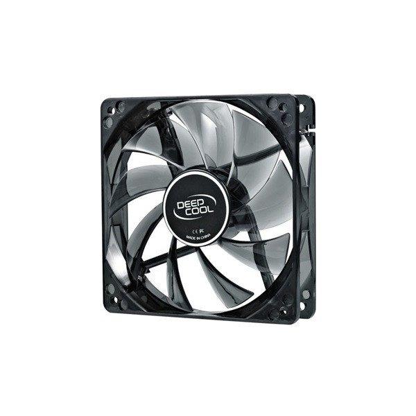 DeepCool Cooler 12cm - WIND BLADE 120 (26,6dB; max. 91,15 m3/h; 3pin
csatlakozó; ház hűtésre, kék LED)