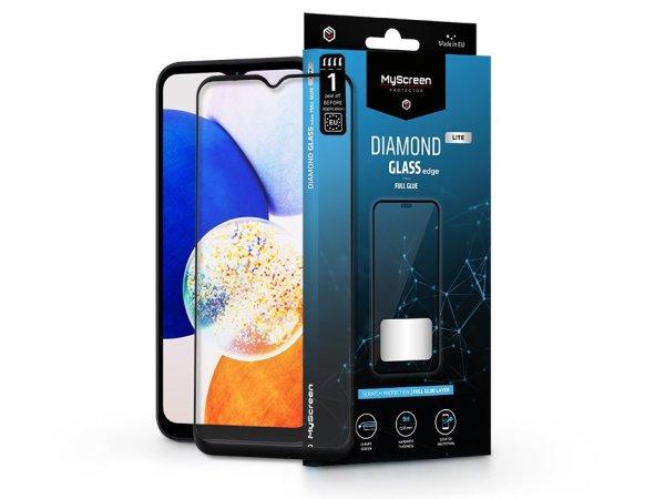 Samsung A145 Galaxy A14 4G/Galaxy A14 5G edzett üveg képernyővédő fólia -
MyScreen Protector Diamond Glass Lite Edge2.5D Full Glue - fekete