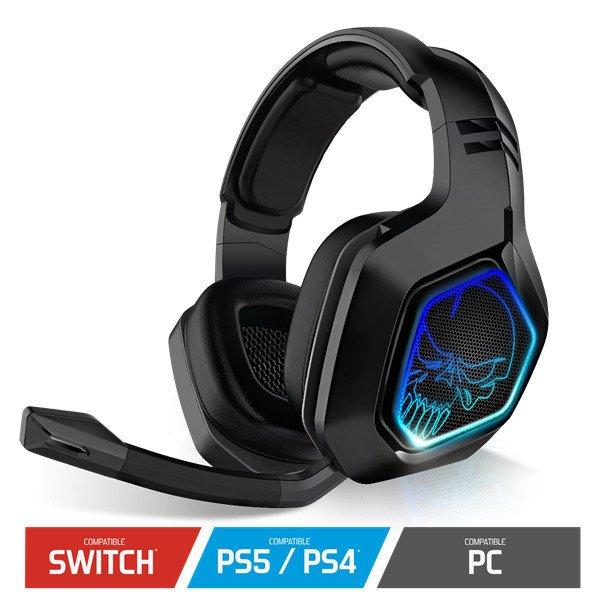 Spirit of Gamer Wireless Fejhallgató - MIC-XH900 (MultiPlatform, mikrofon,
hangerőszabályzó, nagy-párnás, fekete)