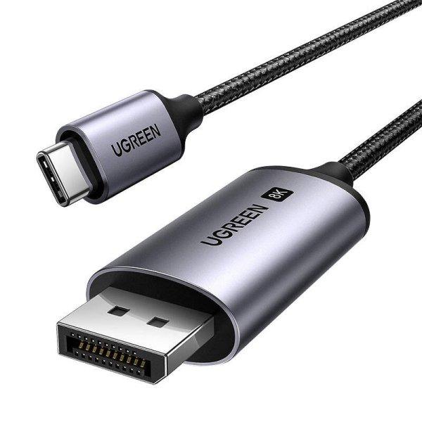 UGREEN CM556 USB-C kábel a DisplayPort 8K 3m-hez (fekete)