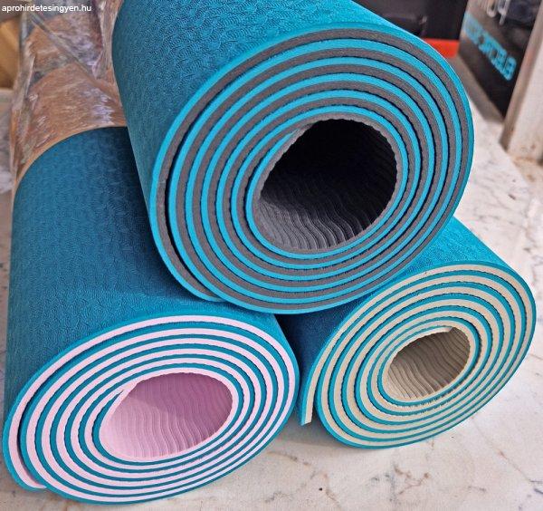 Yoga Mat , jóga matrac, TPE, 6mm, 2 színű, C29