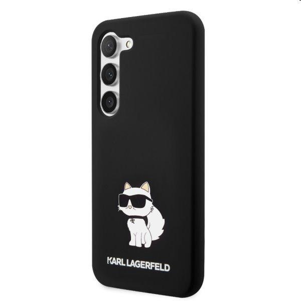Tok Karl Lagerfeld Liquid Silicone Choupette NFT for Samsung Galaxy S23, fekete