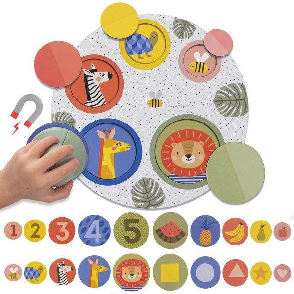 Taf Toys mágneses játék Magnetic Peek-A-Boo puzzle 12885 