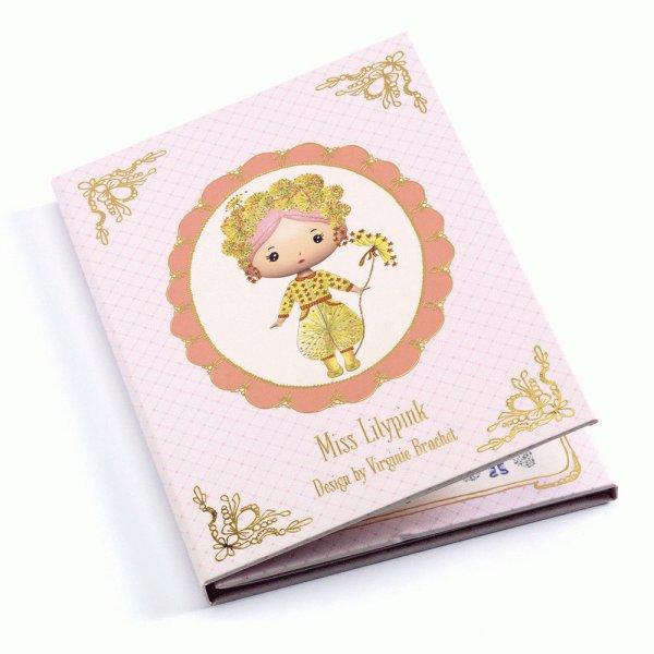 Djeco: tinyly Miss Lilypink - Stickers removable