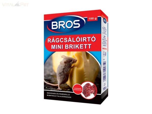 Bros Rágcsálóirtó paraffinos blokk 100g 29ppm